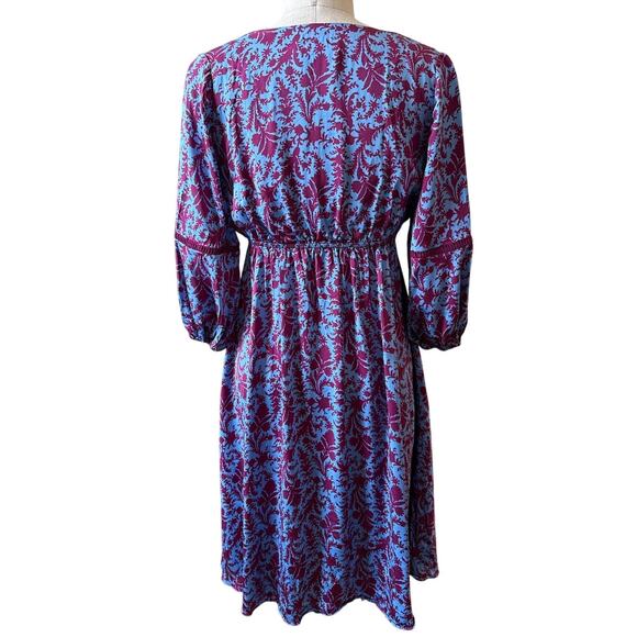 HATCH The Juliet Printed Dress in Magenta Floral Size 1/ Small - Picture 4 of 7